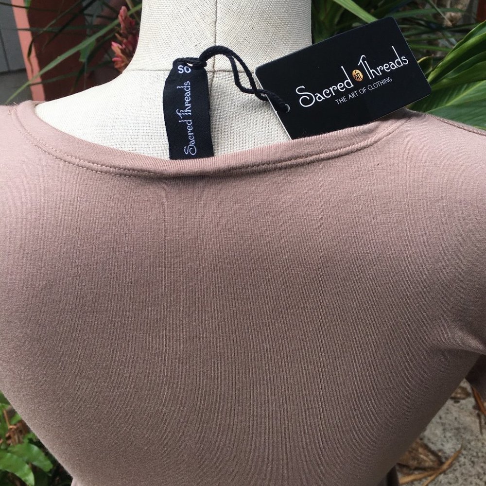 Sacred Threads Tee with Ruffle - Picture 3 of 3